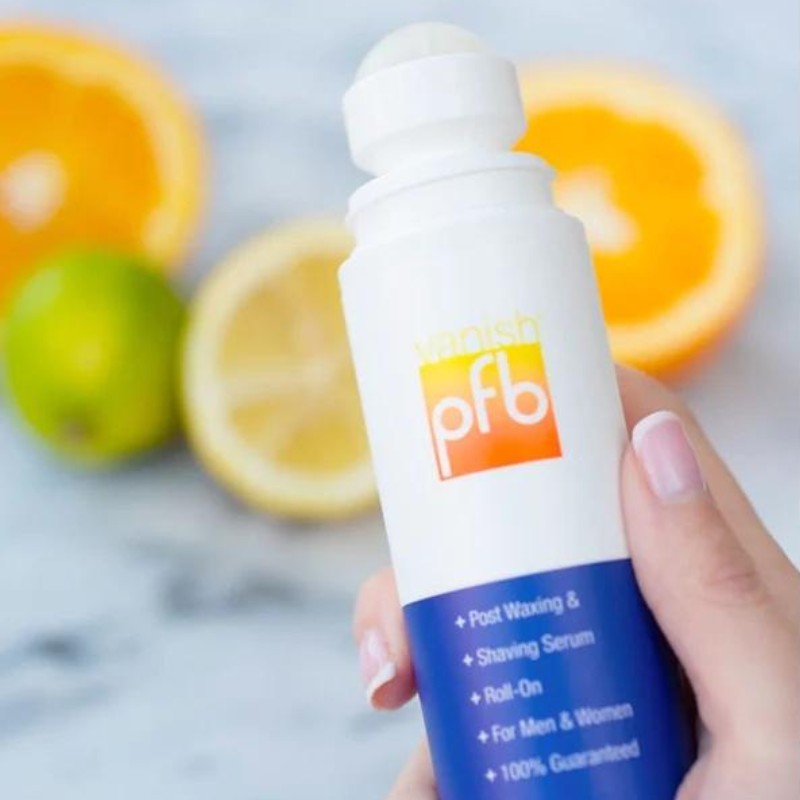 Brasilískt vax með rollon gegn inngrónum hárum.